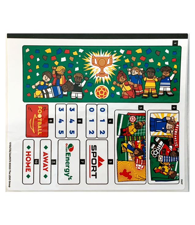 LEGO - Stickervel voor set 40634 – (10104728/6449073) - (Not Applicable) | N