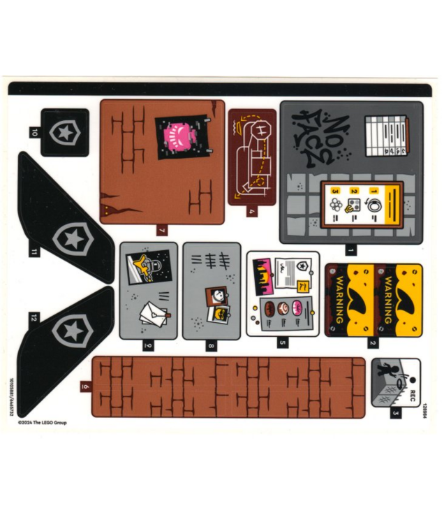 LEGO - Stickervel voor set 60419 – (10105881/6465732) - (Not Applicable) | N