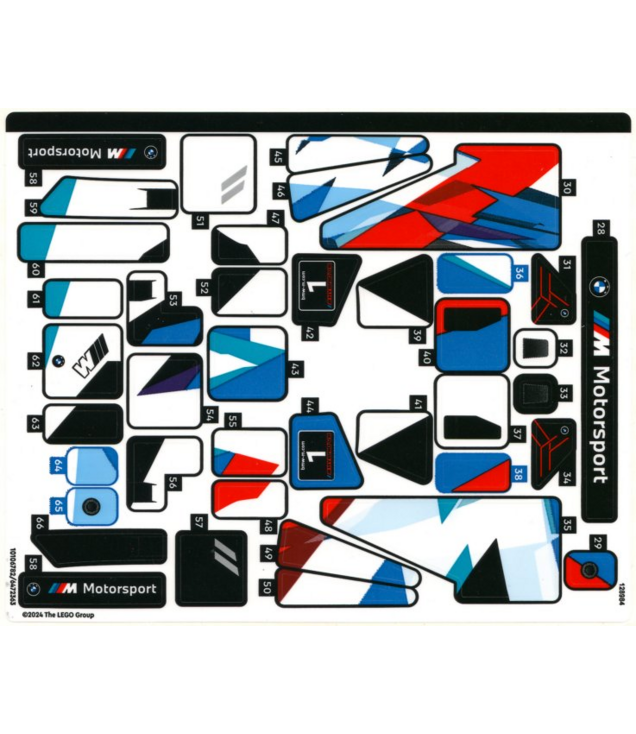 LEGO - Stickervel voor set 76922, vel 2 – (10106782/6472363) - (Not Applicable) | N