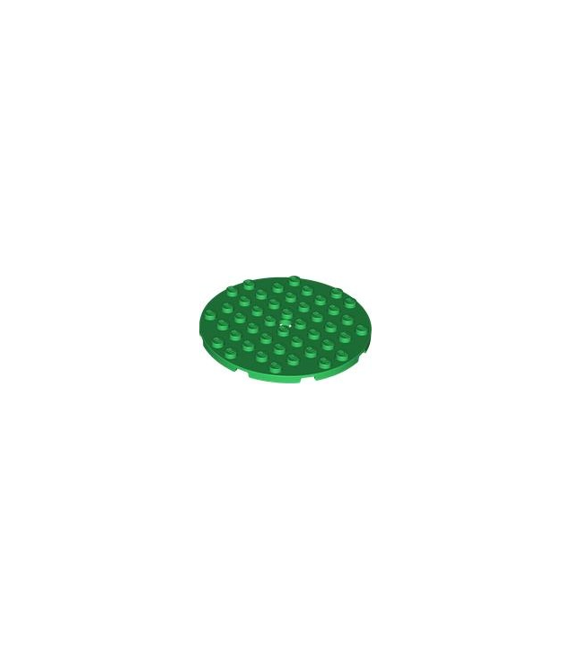 LEGO - Plaat, rond 8 x 8 met gat - Green | N