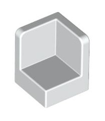 LEGO - Paneel 1 x 1 x 1 hoek - White | N - Thumbnail
