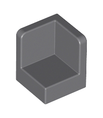 LEGO - Paneel 1 x 1 x 1 hoek - Dark Bluish Gray | N - Thumbnail