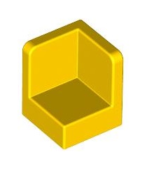 LEGO - Paneel 1 x 1 x 1 hoek - Yellow | N - Thumbnail