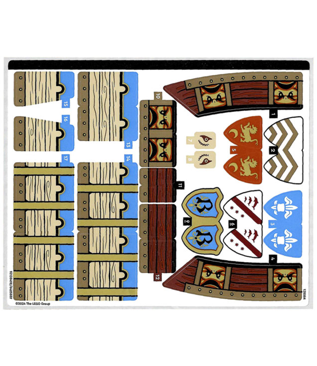 LEGO - Stickervel voor set 76440 – (10108498/6485889) - (Not Applicable) | N