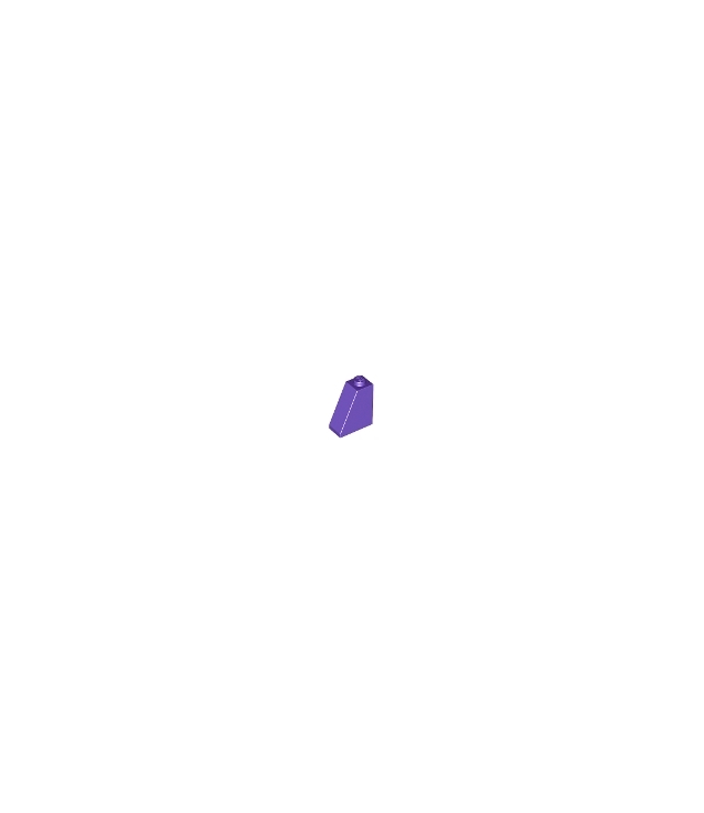 LEGO - Helling 65 graden 2 x 1 x 2 - Dark Purple | N