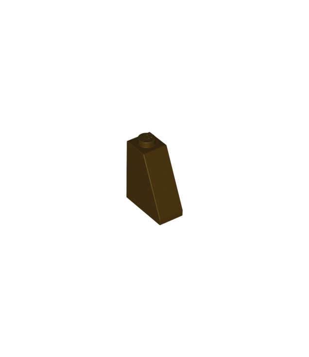 LEGO - Helling 65 graden 2 x 1 x 2 - Dark Brown | N