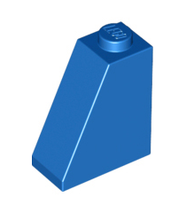 LEGO - Helling 65 graden 2 x 1 x 2 - Blue | N - Thumbnail
