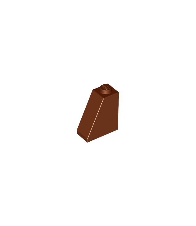 LEGO - Helling 65 graden 2 x 1 x 2 - Reddish Brown | N