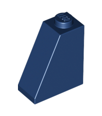 LEGO - Helling 65 graden 2 x 1 x 2 - Dark Blue | N - Thumbnail