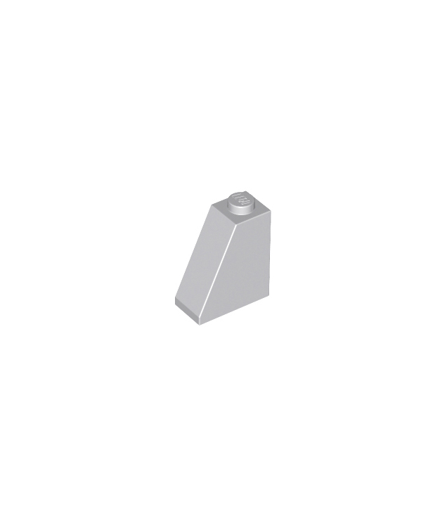 LEGO - Helling 65 graden 2 x 1 x 2 - Light Bluish Gray | N
