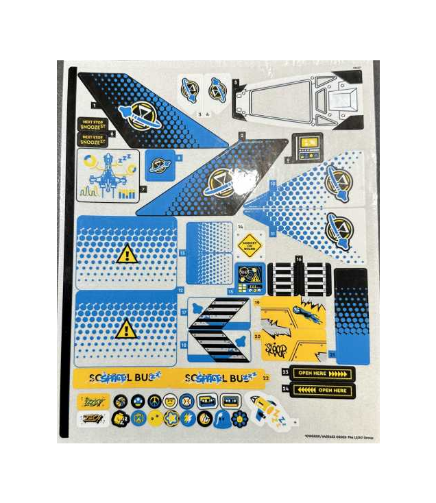 LEGO - Stickervel voor set 71460 – (10105009/6455653) - (Not Applicable) | N