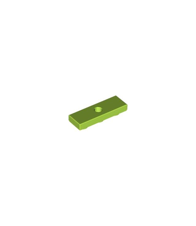 LEGO - Tegel, gemodificeerd 1 x 3 omgekeerd met gat - Lime | N