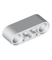  - Technic hefarm dik 1 x 3 – as-gat - White | N - Thumbnail