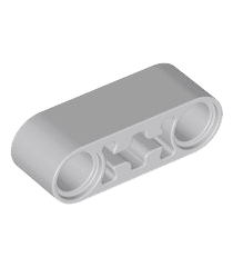 - Technic hefarm dik 1 x 3 – as-gat - Light Bluish Gray | N - Thumbnail