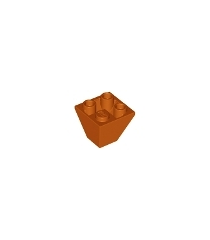 LEGO - Helling, omgekeerd 45 graden 2 x 2 dubbel bol - Dark Orange | N - Thumbnail