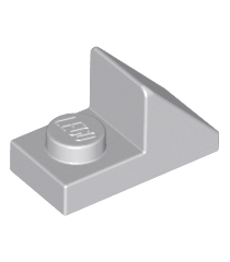 LEGO - Helling 45 graden 2 x 1 met 2/3 uitsparing - Light Bluish Gray | N - Thumbnail