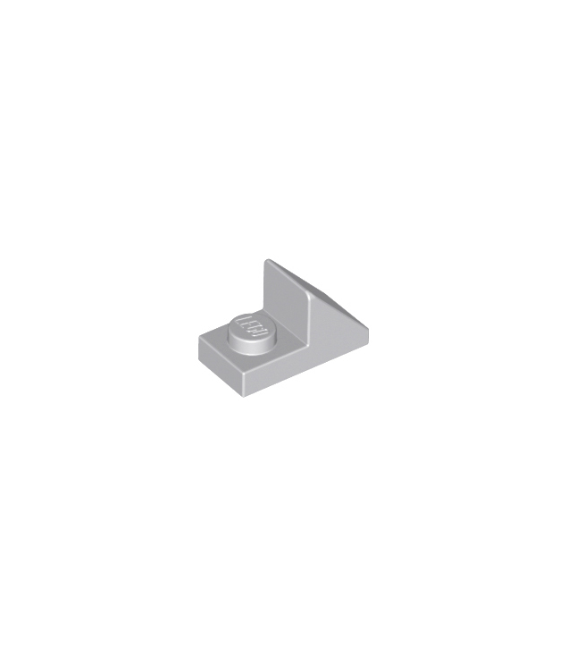 LEGO - Helling 45 graden 2 x 1 met 2/3 uitsparing - Light Bluish Gray | N