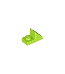 LEGO - Helling 45 graden 2 x 1 met 2/3 uitsparing - Lime | N - Thumbnail