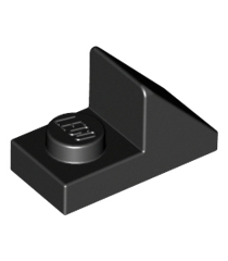 LEGO - Helling 45 graden 2 x 1 met 2/3 uitsparing - Black | N - Thumbnail