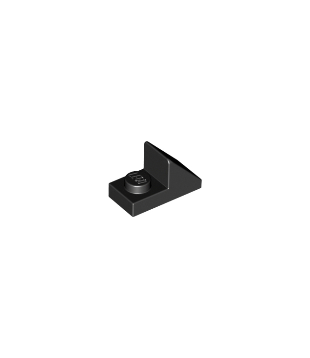 LEGO - Helling 45 graden 2 x 1 met 2/3 uitsparing - Black | N