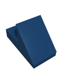 LEGO - Helling 45 graden 2 x 1 met 2/3 uitsparing - Dark Blue | N - Thumbnail