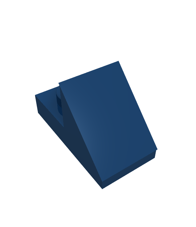 LEGO - Helling 45 graden 2 x 1 met 2/3 uitsparing - Dark Blue | N