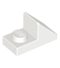 LEGO - Helling 45 graden 2 x 1 met 2/3 uitsparing - White | N - Thumbnail