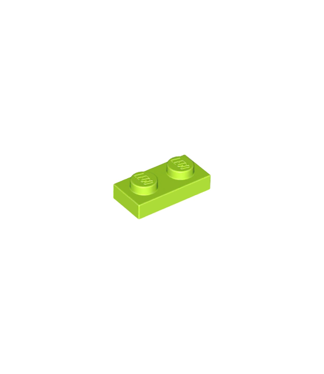LEGO - Plaat 1 x 2 - Lime | N