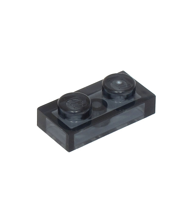 LEGO - Plaat 1 x 2 - Trans-Black | N