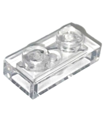 LEGO - Plaat 1 x 2 - Trans-Clear | N - Thumbnail