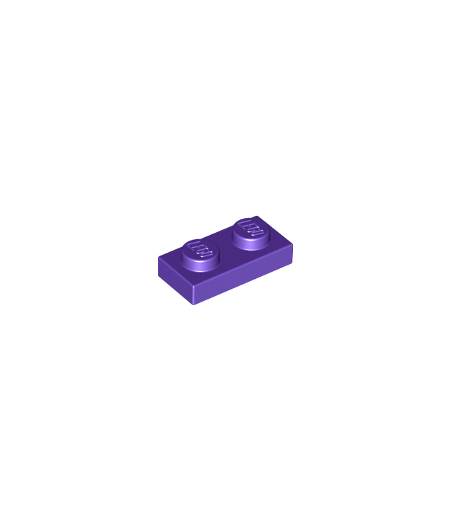 LEGO - Plaat 1 x 2 - Dark Purple | N