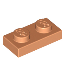 LEGO - Plaat 1 x 2 - Nougat | N - Thumbnail