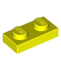 LEGO - Plaat 1 x 2 - Neon Yellow | N - Thumbnail