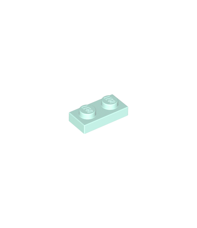 LEGO - Plaat 1 x 2 - Light Aqua | N