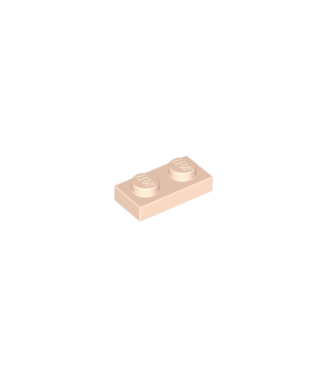LEGO - Plaat 1 x 2 - Light Nougat | N