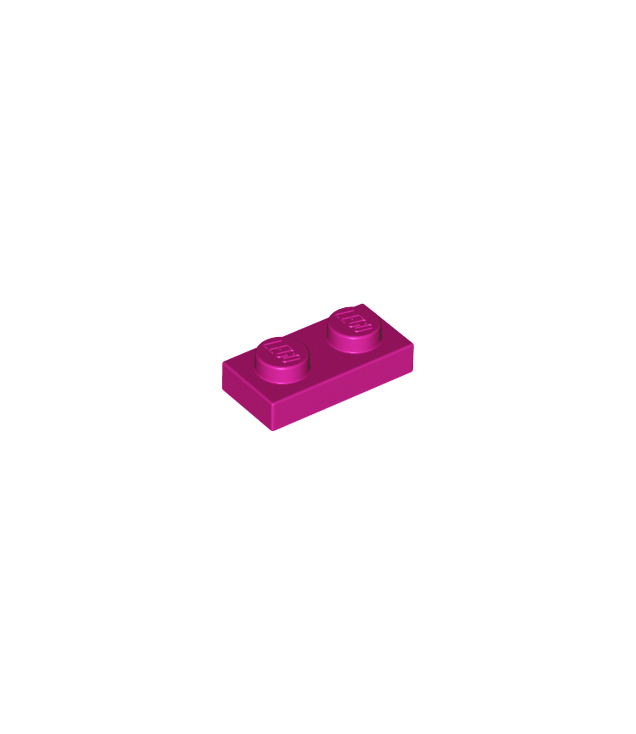 LEGO - Plaat 1 x 2 - Magenta | N