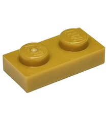 LEGO - Plaat 1 x 2 - Pearl Gold | N - Thumbnail