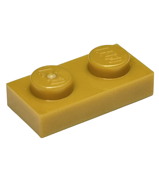 LEGO - Plaat 1 x 2 - Pearl Gold | N