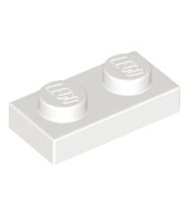 LEGO - Plaat 1 x 2 - White | N - Thumbnail