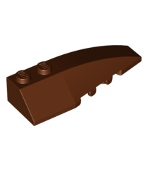 LEGO - Wig 6 x 2 rechts - Reddish Brown | N - Thumbnail