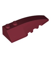 LEGO - Wig 6 x 2 rechts - Dark Red | N - Thumbnail