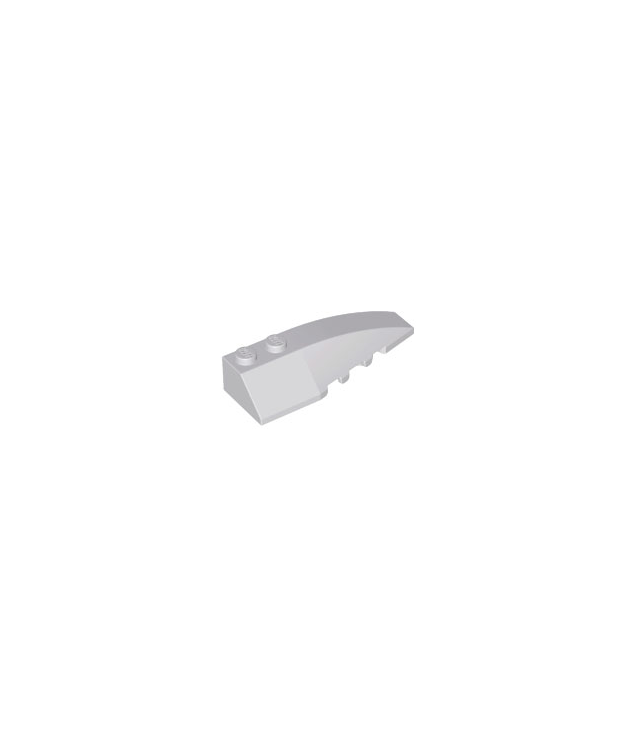 LEGO - Wig 6 x 2 rechts - Light Bluish Gray | N