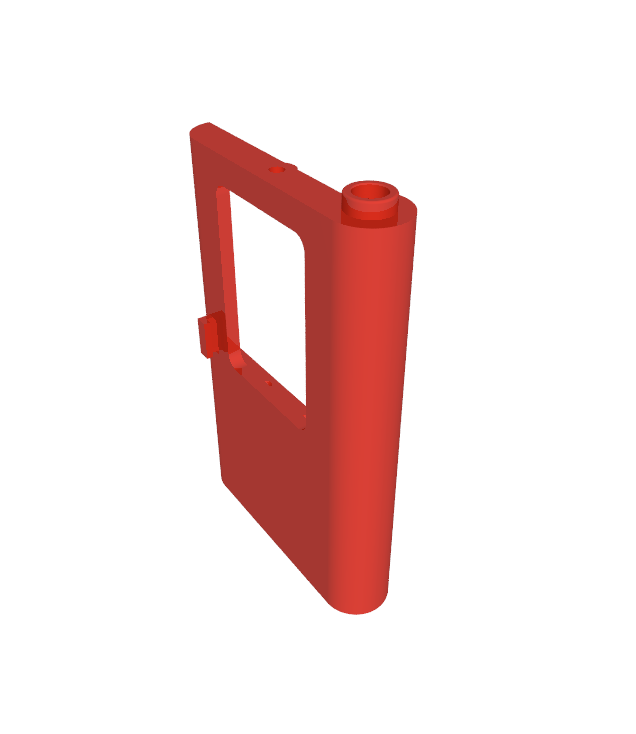  - Deur 1 x 4 x 5 trein rechts, dikke ondersteuningsbalk onderaan - Red | N