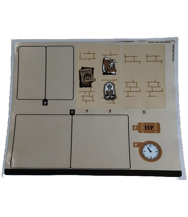  - Stickervel voor set 76450, vel 2, gespiegeld – (10114130/6551656) - (Not Applicable) | N