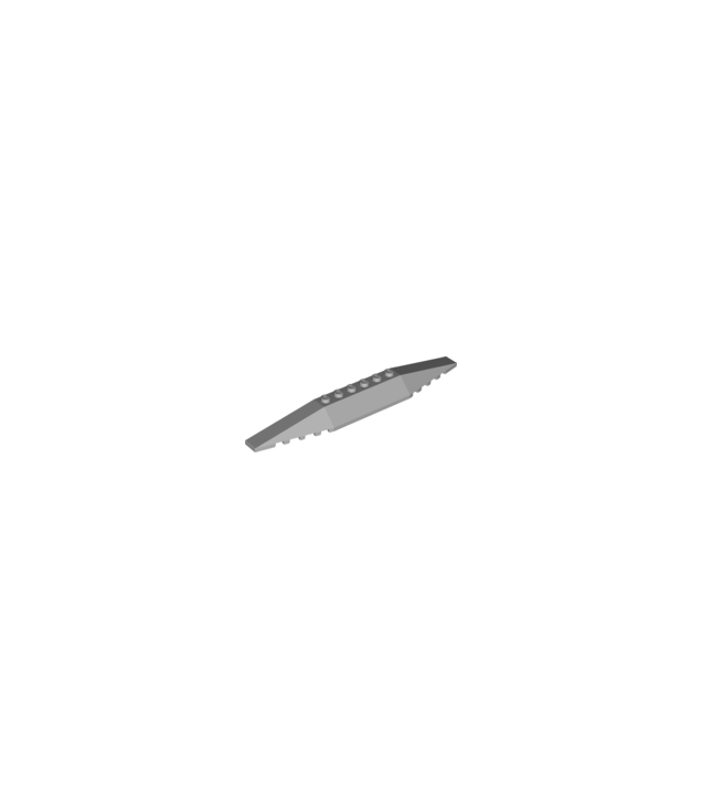 LEGO - Wig 2 x 16 driedubbel - Light Bluish Gray | N