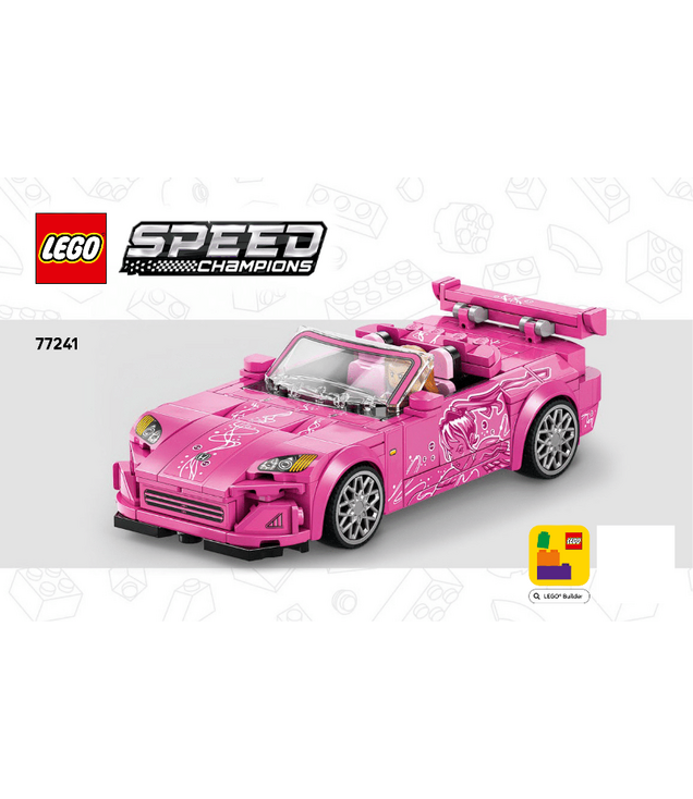  - 2 Fast 2 Furious Honda S2000-Instructieboek - (Not Applicable) | N