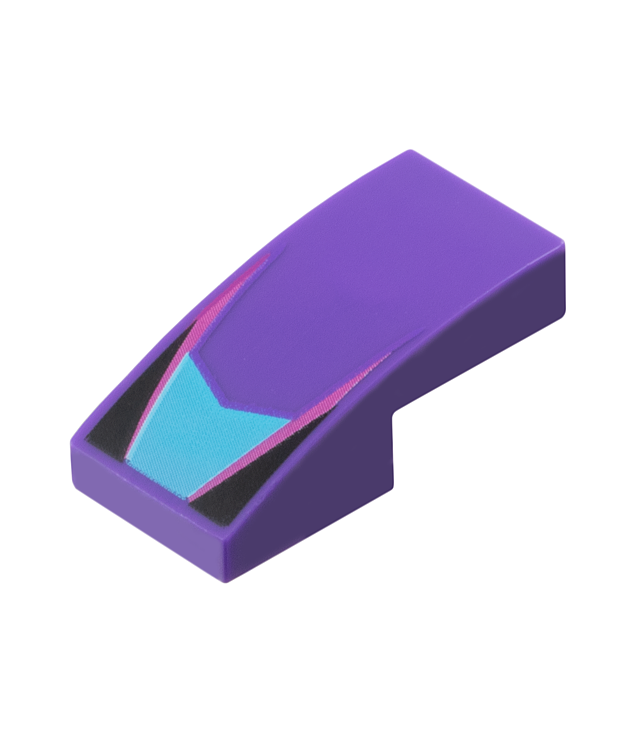  - Tegel 1 x 2 met envelop, rode lakzegel en donkerbruine accenten - Dark Purple | N