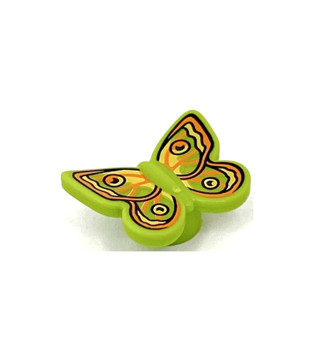  - Tegel 1 x 1 met 3 zwarte rechthoeken (Brits stopcontact 3-pins) en rode schakelaar - Lime | N