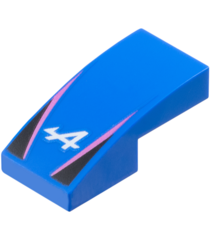  - Staaf 6L met stopringen, gebogen - Blue | N - Thumbnail