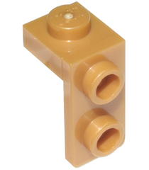 LEGO - Beugel 1 x 1 - 1 x 2 - Pearl Gold | N - Thumbnail